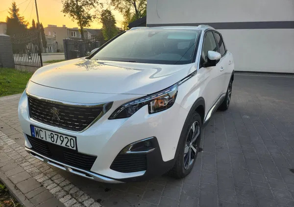 mazowieckie Peugeot 3008 cena 82000 przebieg: 124000, rok produkcji 2020 z Janowiec Wielkopolski